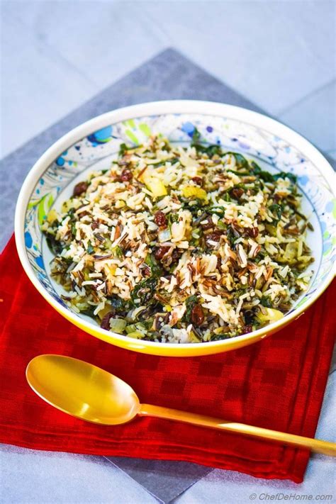 Wild Rice, Kale and Mushroom Stuffing - Vegan and Gluten Free Recipe | ChefDeHome.com