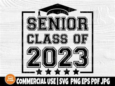 Senior 2023 SVG Graduation Svg Class of 2023 Svg - Etsy New Zealand