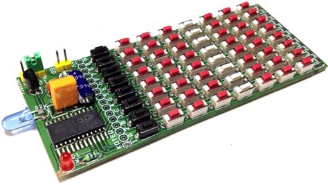 64 Key Infrared Remote Controller using PT2222M - NEC Code - Electronics-Lab.com