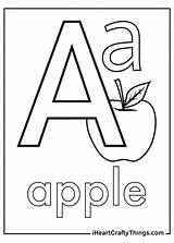 Letter A Coloring Pages For Kids sketch template