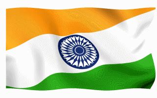 Indian National Flag Flying Animation