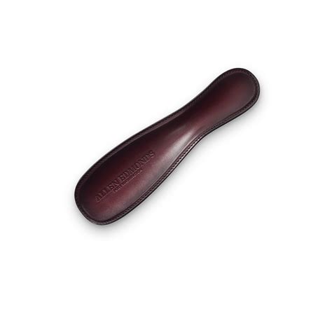 Allen Edmonds Leather Covered Shoe Horn - Dark Cherry | J.Hilburn