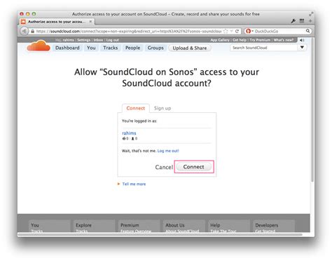 SoundCloud on Sonos