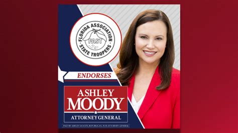 Florida Association of State Troopers Backs Ashley Moody for Reelection ...