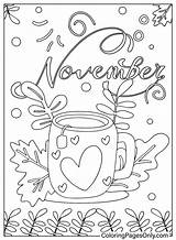 November Coloring Page To Print  Free Printable Pages sketch template