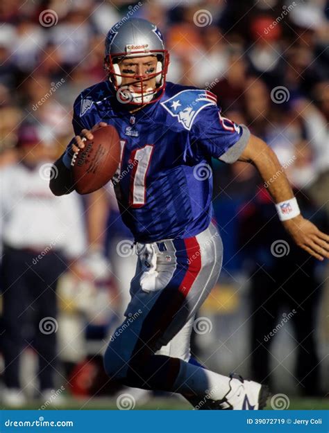 Drew Bledsoe New England Patriots Editorial Stock Image - Image of sports, helmet: 39072719