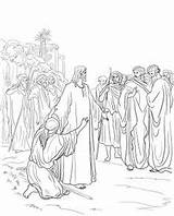 Jesus Coloring Pages Woman Bible Sunday School Printable Matthew Cool  sketch template