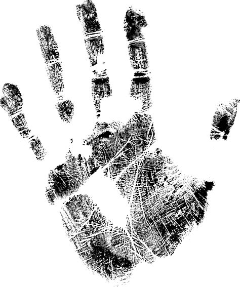 5 Black Handprints (PNG Transparent) | OnlyGFX.com