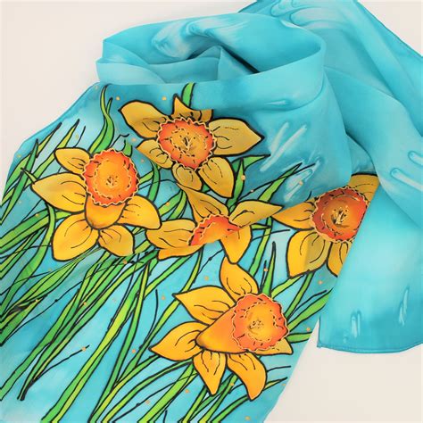 Pin on Palettepassion Hand Painted Flower Scarves