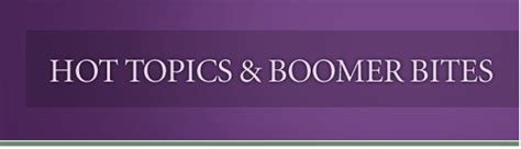 Hot Topics and Boomer Bites - Wellness educator Sunny Hersh is the author of Midlife Mamas on ...