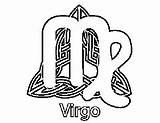 Virgo Horoscope Coloring Pages sketch template