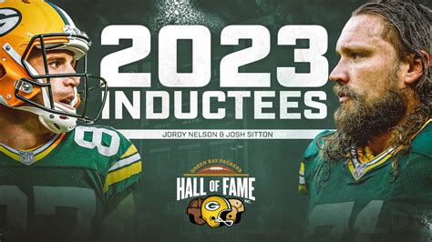 Green Bay Packers Hall of Fame Inc. to induct Jordy Nelson and Josh Sitton