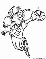 Softball Girl Coloring Page E1449387408810cafb page Printable sketch template