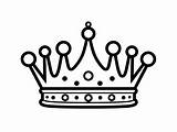 Princess Crown Coloring Page  sketch template