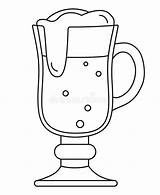 Line Art Black And White Fancy Beer Glass Stock Vector  Illustration sketch template