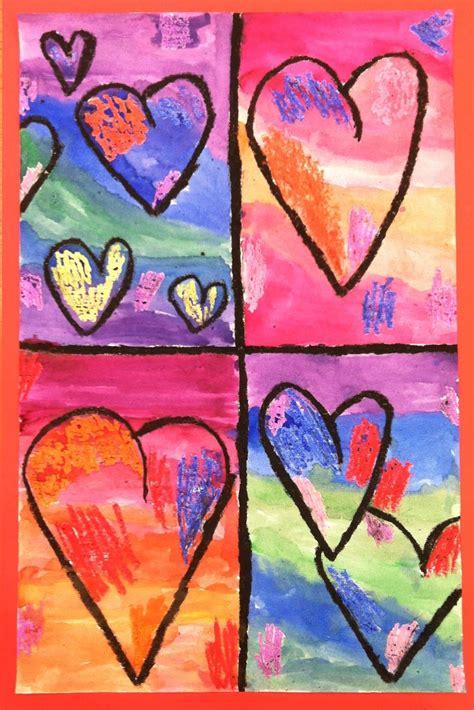 Classroom Art Projects, Elementary Art Projects, School Art Projects, Art Classroom, Valentines ...