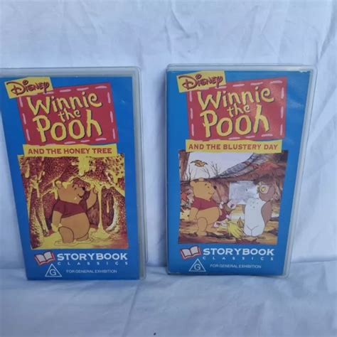 DISNEY WINNIE THE POOH Storybook Classics THE HONEY TREE BLUSTERY DAY Vhs $25.00 - PicClick AU