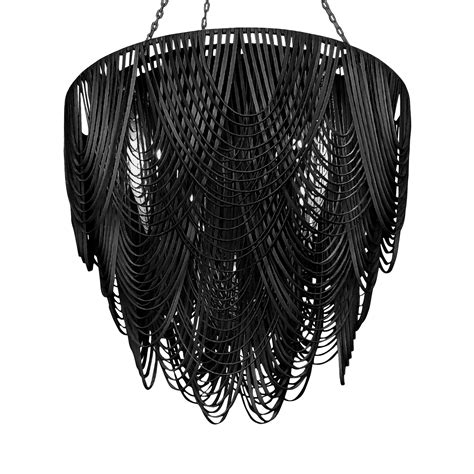 Whisper Chandelier - Large - Premium Leather (Made to Order) | Chandelier, Gothic chandelier ...