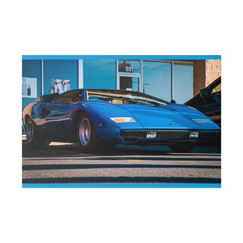 Blue Lamborghini Countach - Etsy