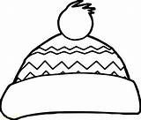Winter Hat Coloring Pages At GetColoringscom  Free printable sketch template