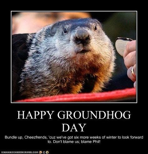 groundhog memes | funny pictures - Happy Groundhog Day! | Happy ...