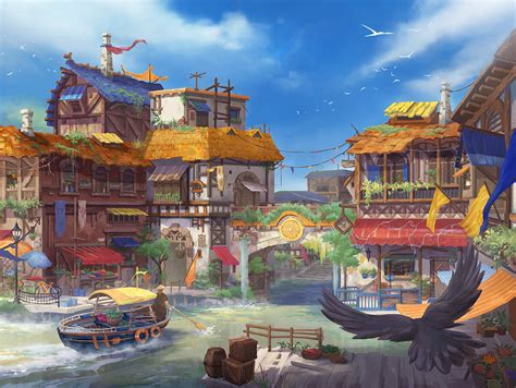 ArtStation - Medieval Marketplace