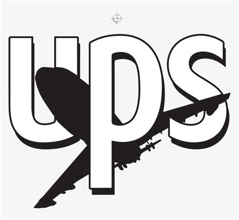 Ups Logo Black And White PNG Image | Transparent PNG Free Download on SeekPNG