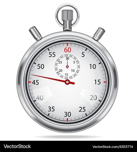 Stopwatch - time measuring Royalty Free Vector Image