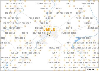 Venlo (Netherlands) map - nona.net