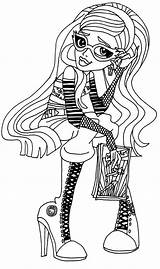 Chibi Monster High Coloring Pages Download And Print For Free sketch template