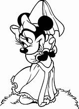 Printable Minnie Mouse Coloring Pages sketch template