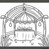 Joyful Sukkot Celebration Coloring Page  Pagescom sketch template