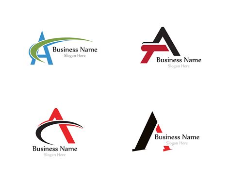 Thiết kế letter a logo designs sáng tạo và độc đáo để thể hiện thương ...