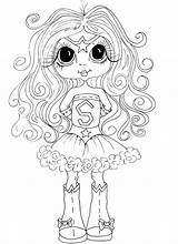 Pin By KreativGinger On Coloring Digi Stamps  Big Eyes Art Line sketch template