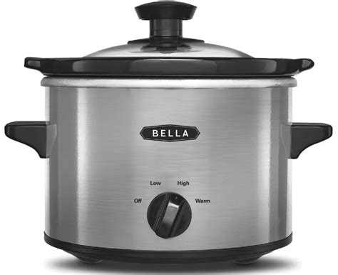 BELLA 17170 1.5 Quart Slow Cooker Instruction Manual