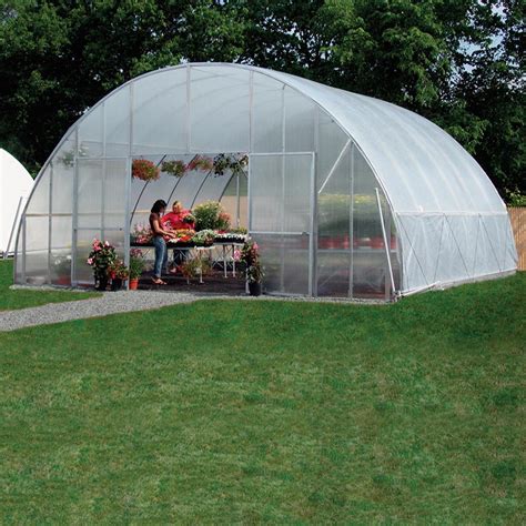 GrowSpan Round Pro Greenhouse System - 20'W x 36'L Propane - Growers Supply