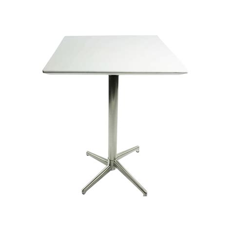 Square Bar Table - White | barlens