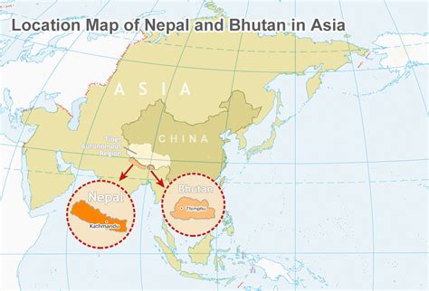 Ultimate Bhutan and Nepal Tourist Maps