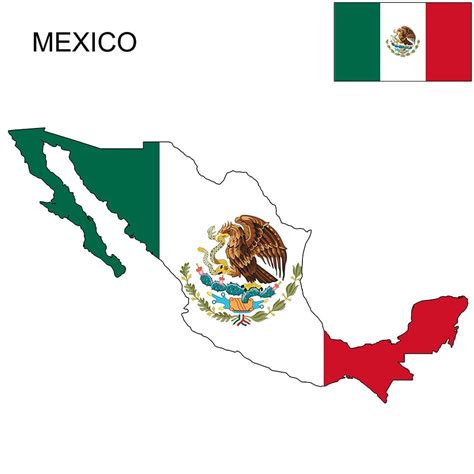 Mexico Flag Map and Meaning | Mappr