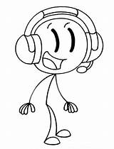 Stickman Coloring Pages  Free Printable For Kids sketch template