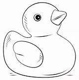 Rubber Ducky Coloring Page Pages sketch template