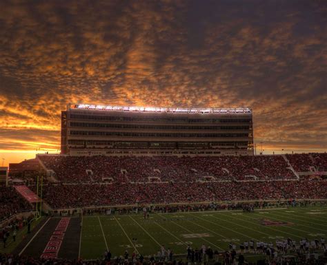 Jones AT Stadium. There's no comparison to West Texas sunsets ...