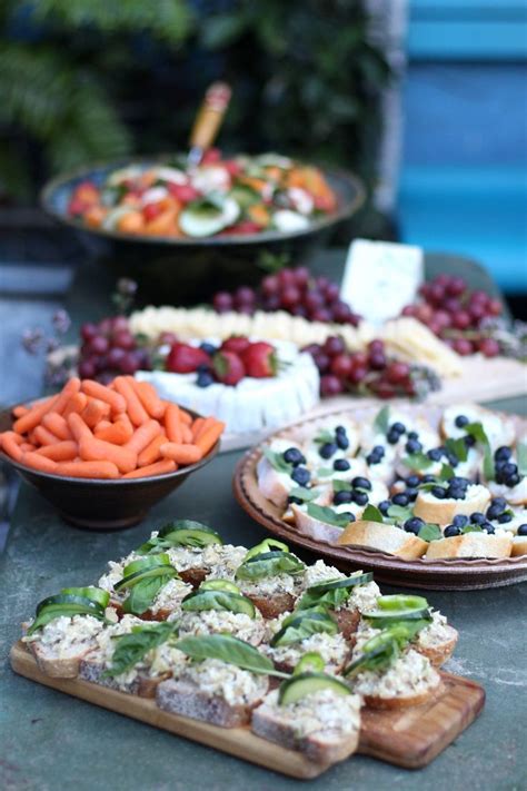 Simple Foods For A Summer Garden Party // www.WithTheGrains.com | Outdoor party foods, Summer ...