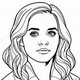 Emma Watson As Hermione Granger Coloring Page 72185 57152 sketch template