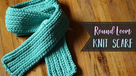 How To Loom Knit A Scarf - E-Wrap, Purl & Slip Stitches for Beginners