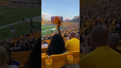 Terrible Towel Wave - YouTube