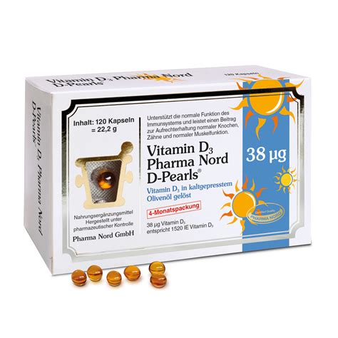 Vitamin D3 Pharma Nord D-Pearls® 38 µg - shop-apotheke.com