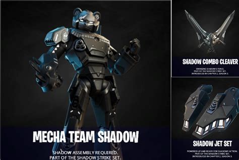 Mecha Team Shadow Fortnite Wallpapers - Wallpaper Cave