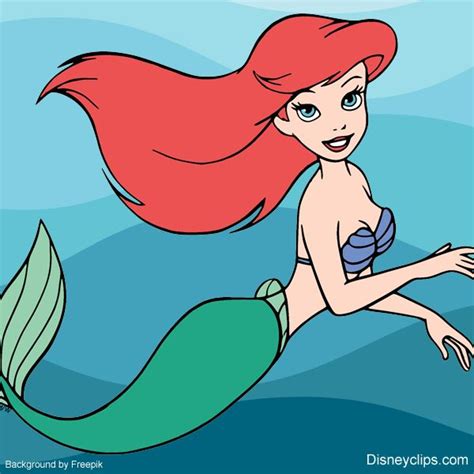 The Little Mermaid Clip Art | The little mermaid, Mermaid pictures ...