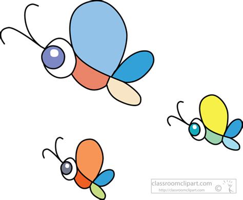 Butterfly Clipart Clipart - group-of-butterflies-317 - Classroom Clipart